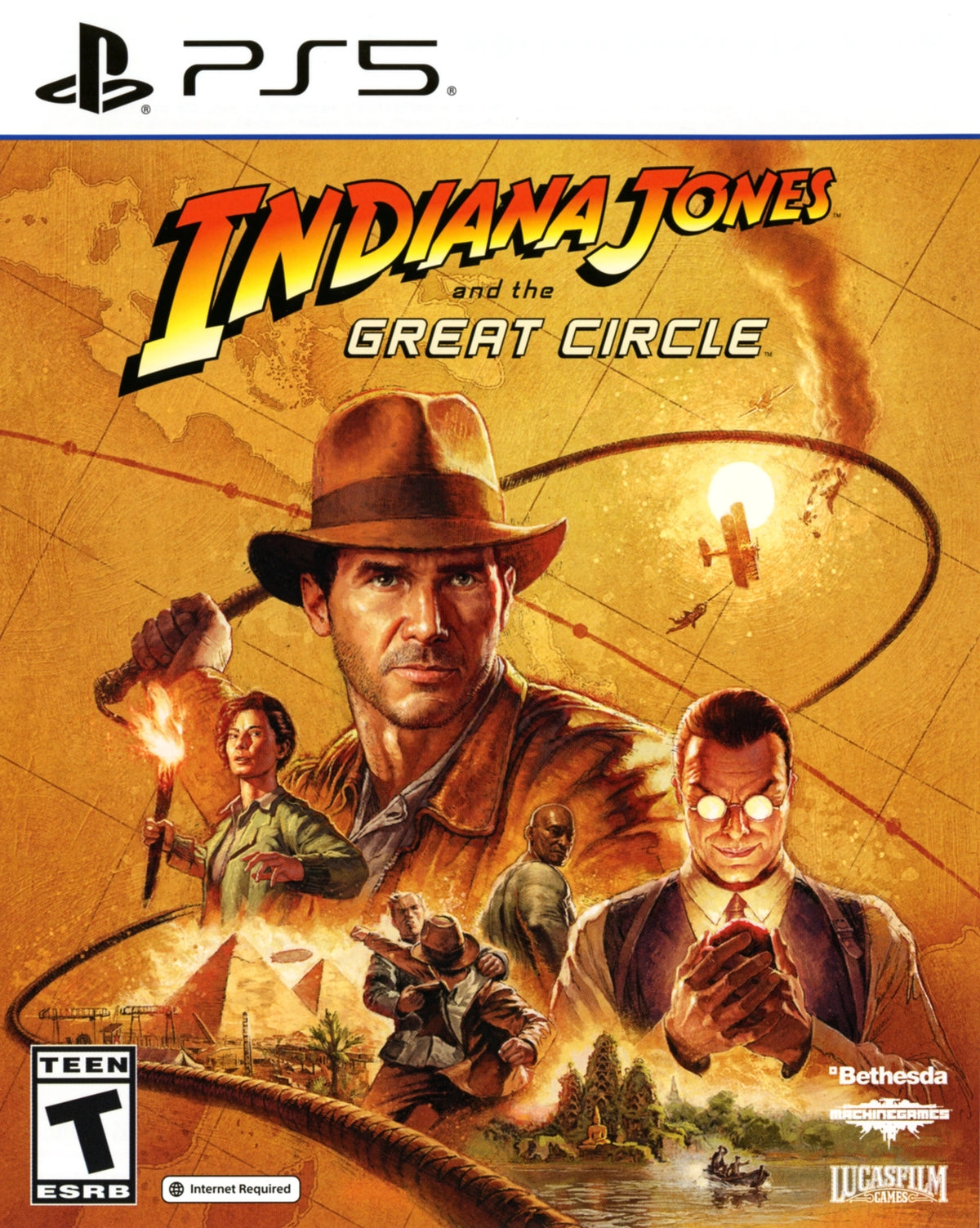 Indiana Jones and the Great Circle PS5 - Video Game - Used - CaveGamers