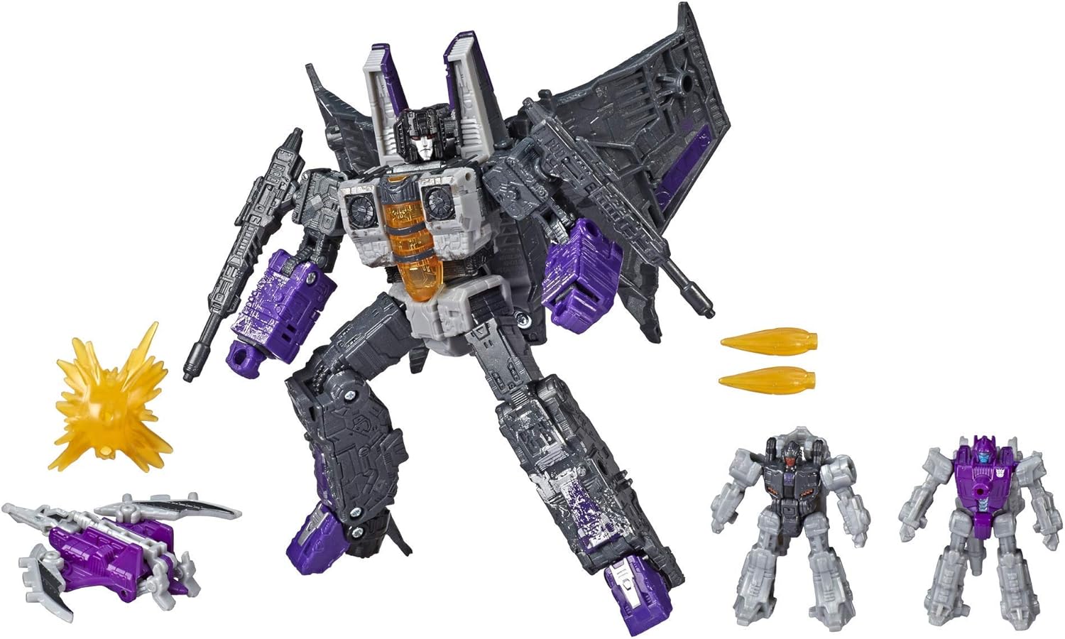 Transformers Generations War for Cybertron Siege Voyager WFC-S27 Decepticon Phantomstrike Squadron 4 Action Figures - Toys - New - CaveGamers - Image 2