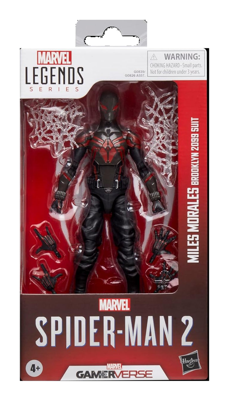 Marvel Legends: Spider-Man 2 Gamerverse Miles Morales Brooklyn 2099 6" Action Figure Action Figures - Toys - New - CaveGamers