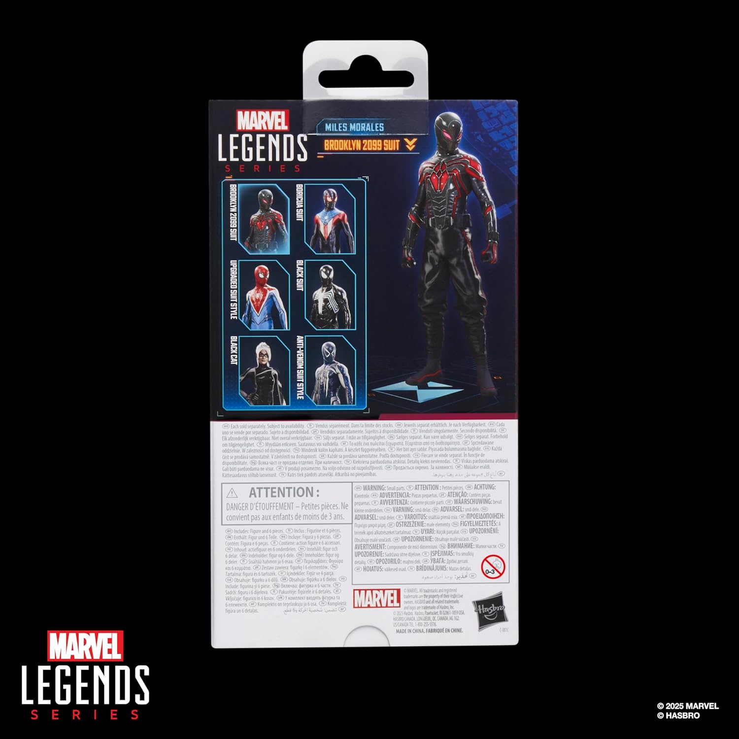 Marvel Legends Spider-Man Gamerverse Miles Morales Brooklyn 2099 6" Action Figure Action Figures - Toys - New - CaveGamers - Image 2