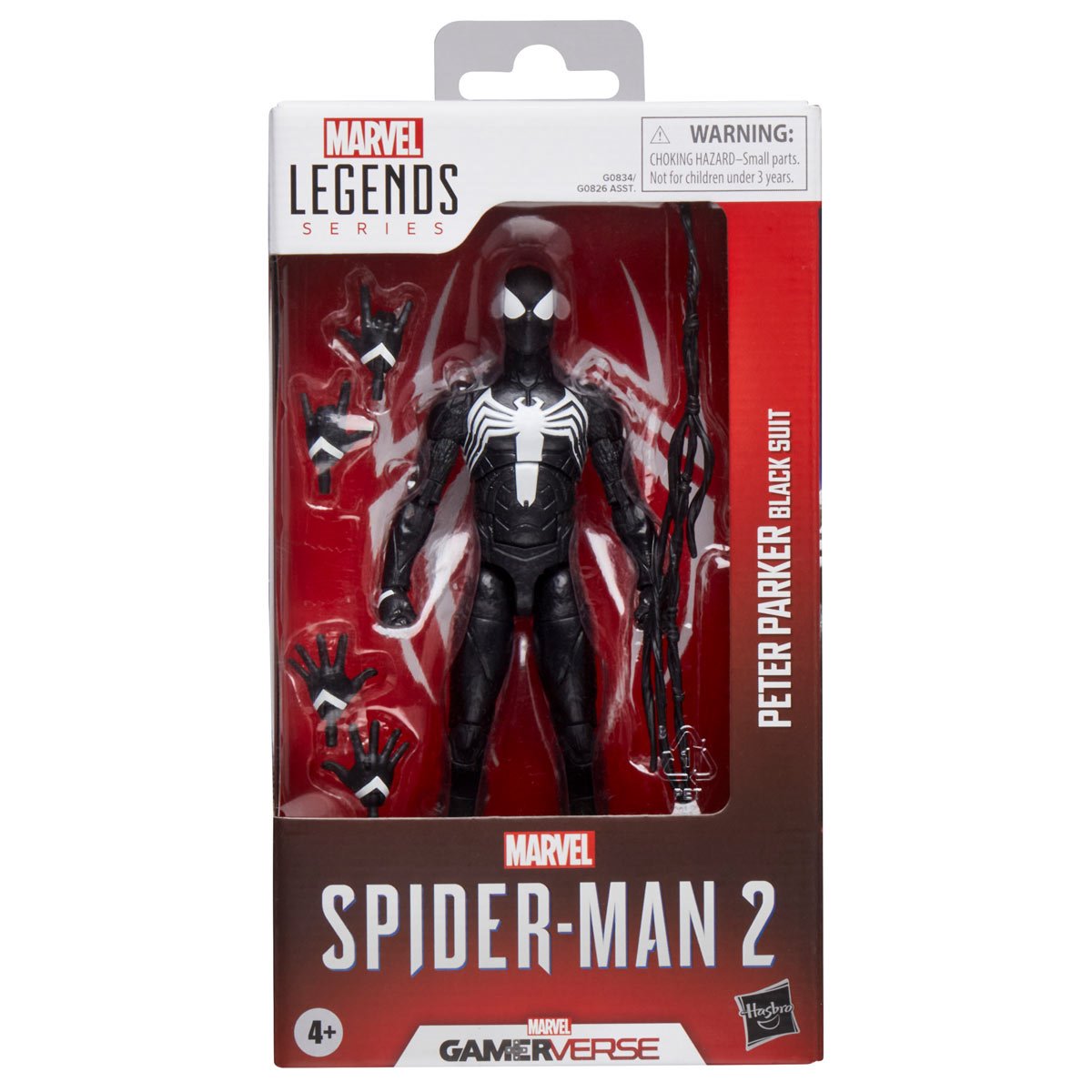 Marvel Legends Spider-Man Gamerverse Peter Parker Black Suit 6" Action Figure Action Figures - Toys - New - CaveGamers - Image 9