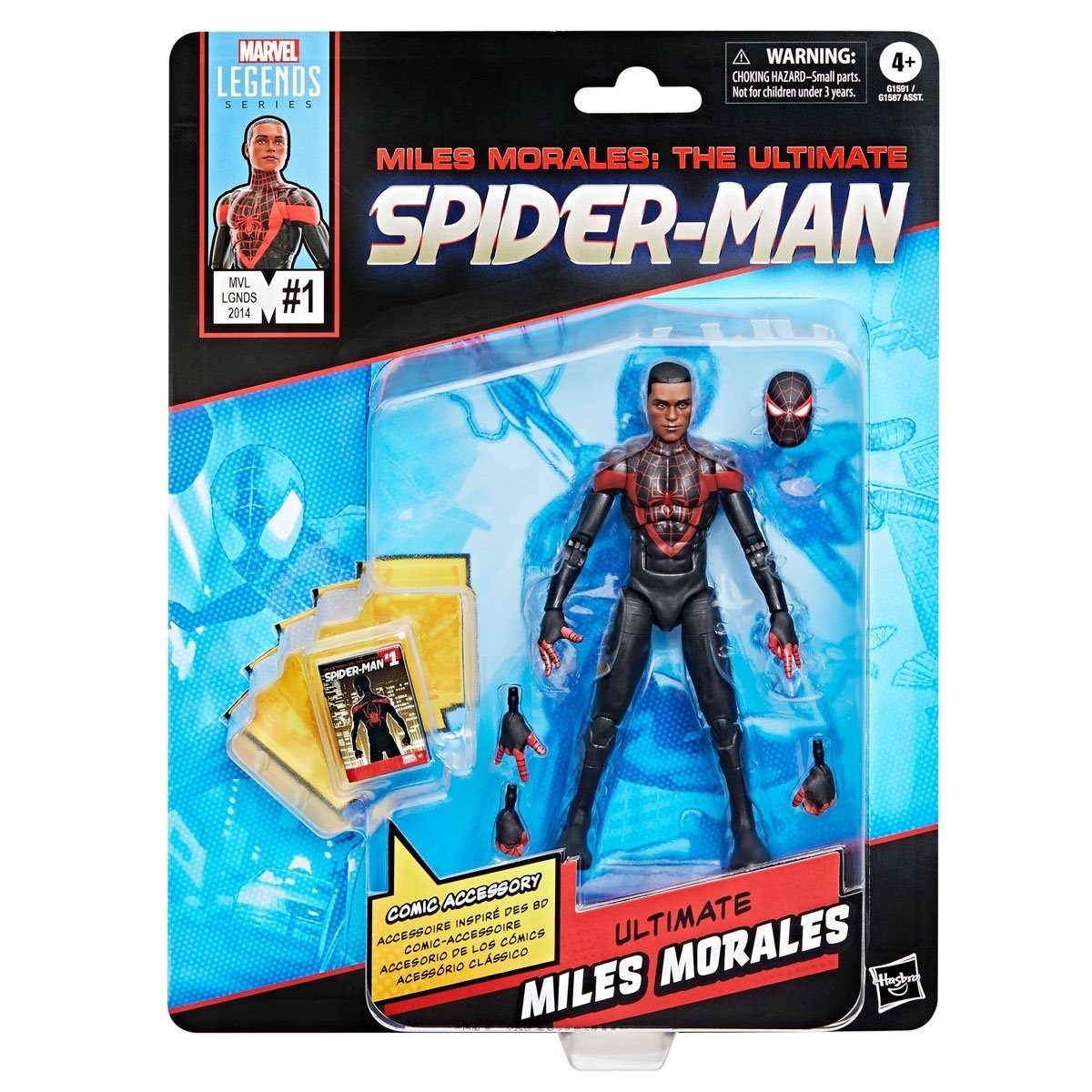 Marvel Legends Ultimate Spider-Man Miles Morales Comics-Inspired 6" Action Figure Action Figures - Toys - New - CaveGamers