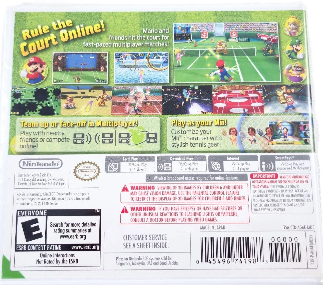 Mario Tennis Open [Asia]