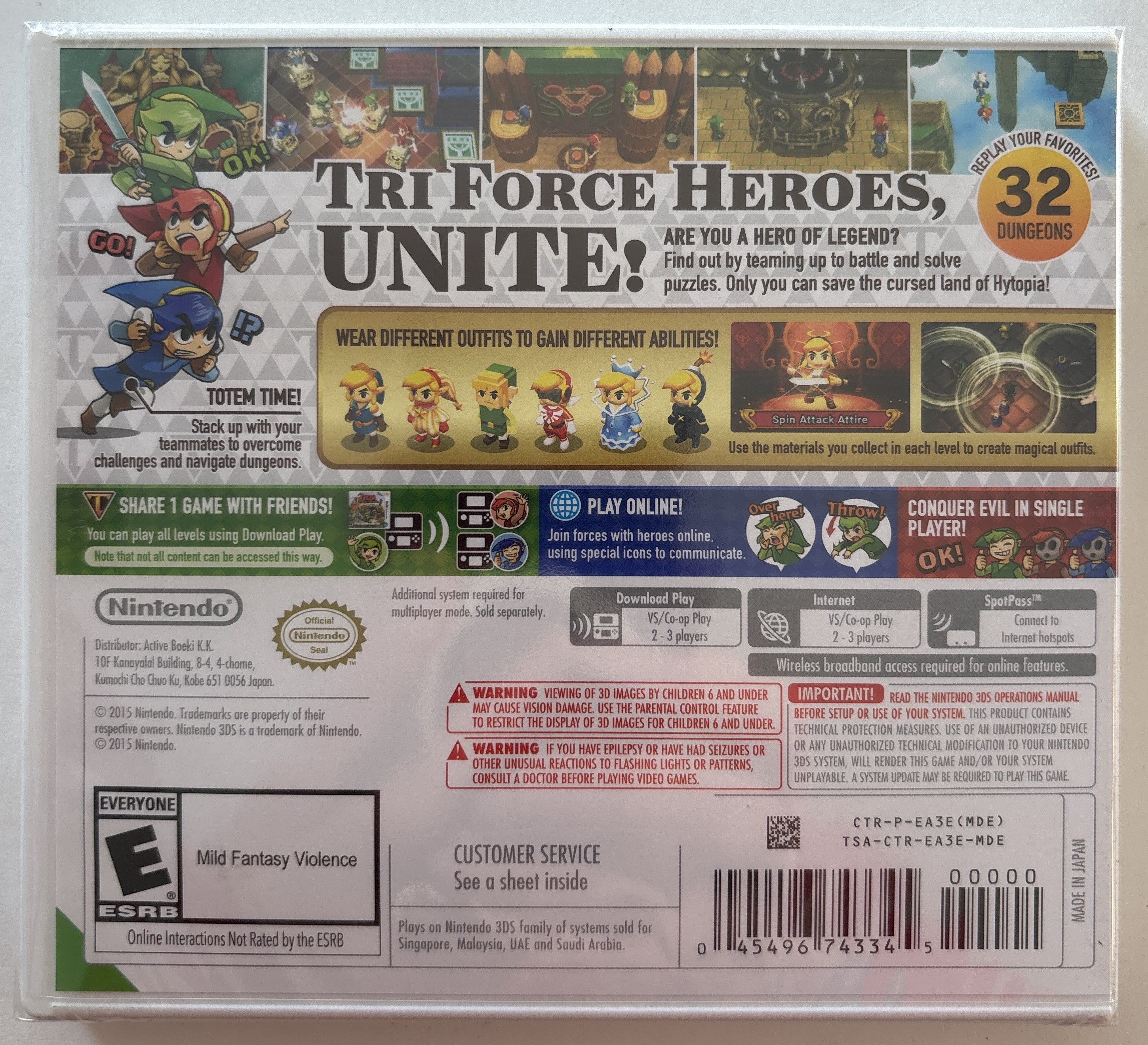 The Legend of Zelda: TriForce Heroes [Asia]