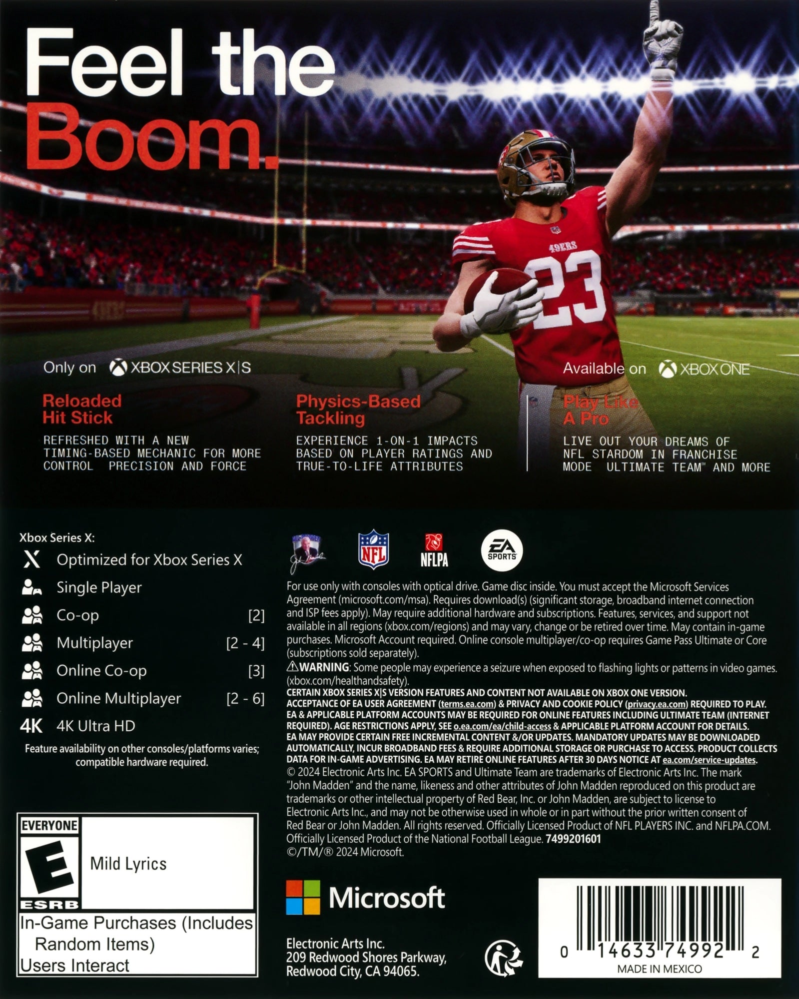 Madden NFL 25 Xbox Series X - Video Game - Used - CaveGamers - Image 2
