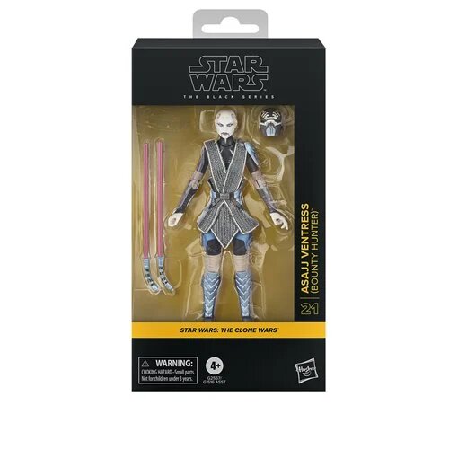 Star Wars: The Black Series - Asajj Ventress Action Figure Action Figures - Toys - New - CaveGamers