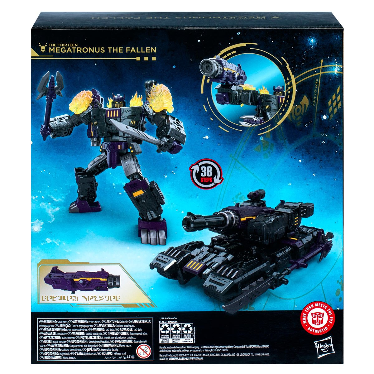Transformers Generations Age of the Primes Leader Megatronus The Fallen Action Figures - Toys - New - CaveGamers - Image 2