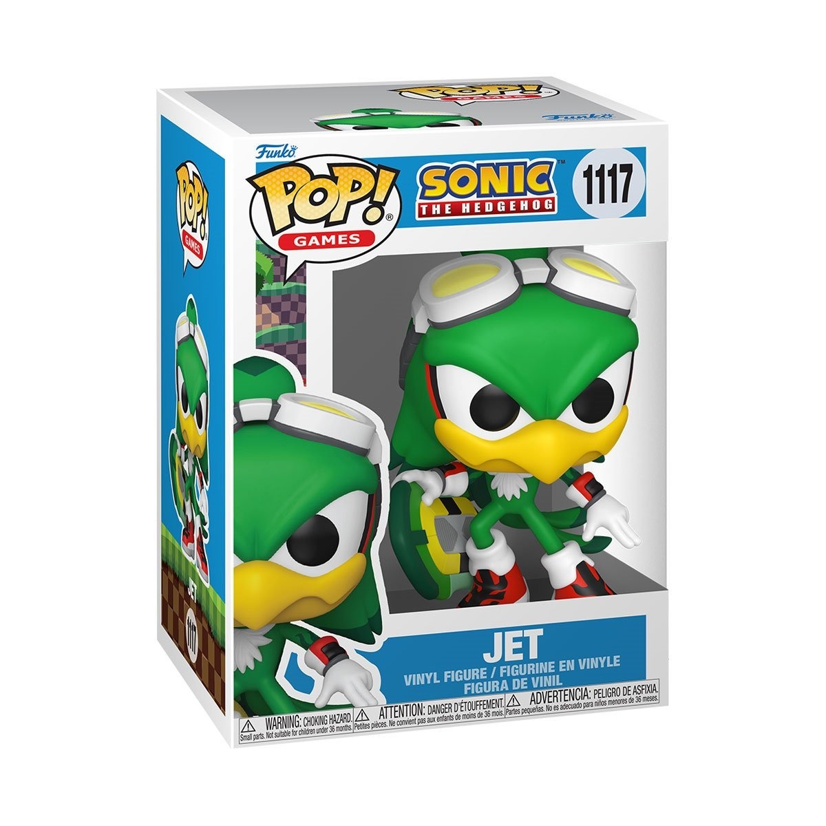 Funko Pop! Sonic the Hedgehog Jet the Hawk with Board Vinyl Figure - Toys - New - CaveGamers