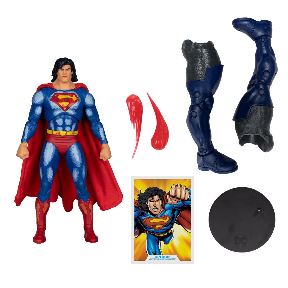 DC Build-A Wave 14 Superman Justice League Task Force 7" Scale Action Figure Action Figures - Toys - New - CaveGamers - Image 3