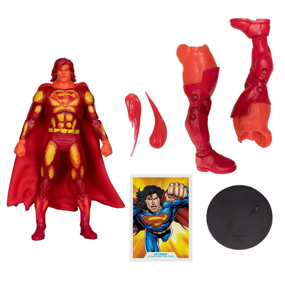 DC Multiverse: Build-A Superman Justice League Task Force 7-Inch Action Figure Chase Variant Action Figures - Toys - New - CaveGamers - Image 3
