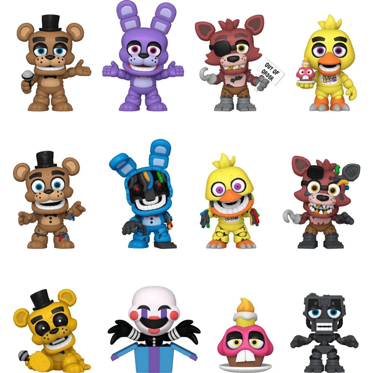 Funko Mystery Minis Five Nights at Freddy's 10th Anniversary Mini-Figure Display Funko Pop! - Toys - New - CaveGamers - Image 2