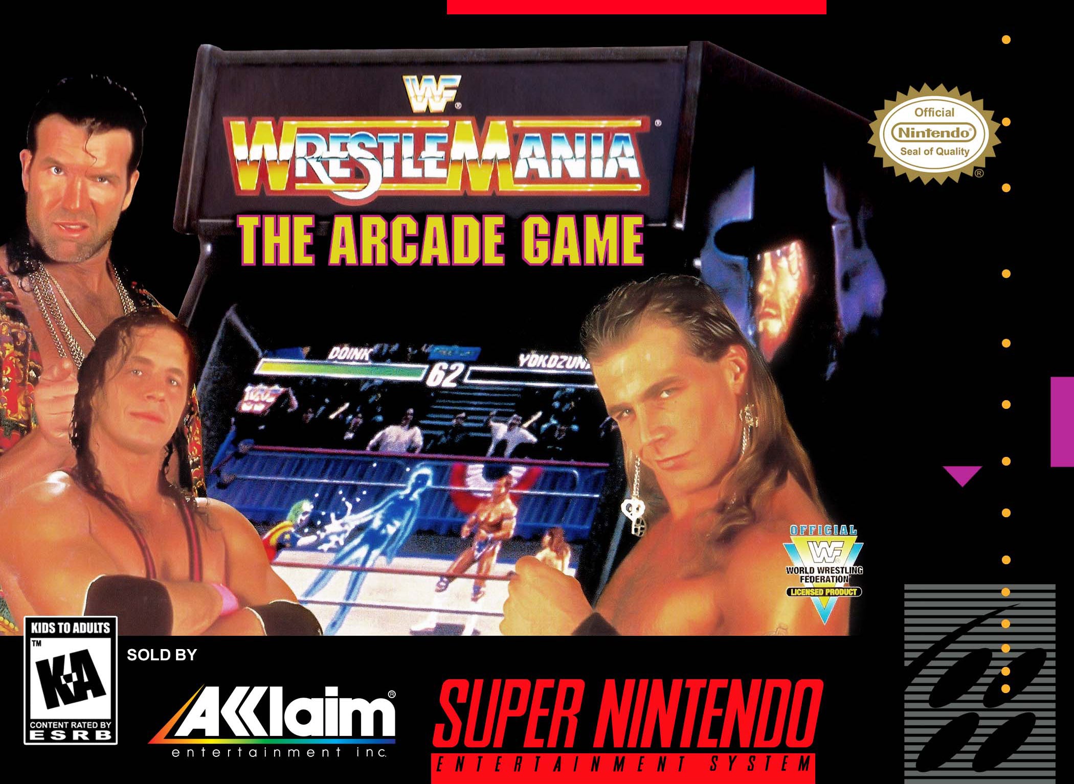 WWF Wrestlemania: The Arcade Game SNES - Video Game - Used - CaveGamers