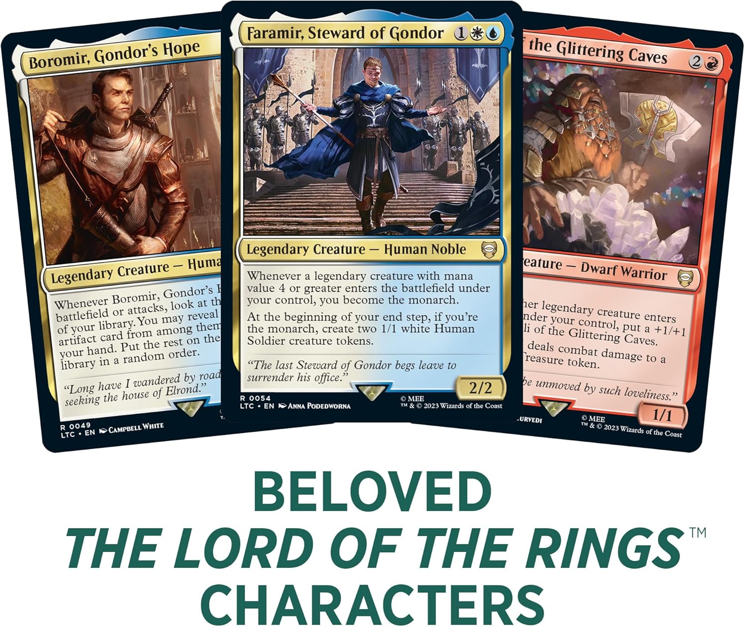 Magic: The Gathering - The Lord of the Rings: Tales of Middle-earth Commander Deck Case (4 Decks) - Trading Card - New - CaveGamers - Image 6