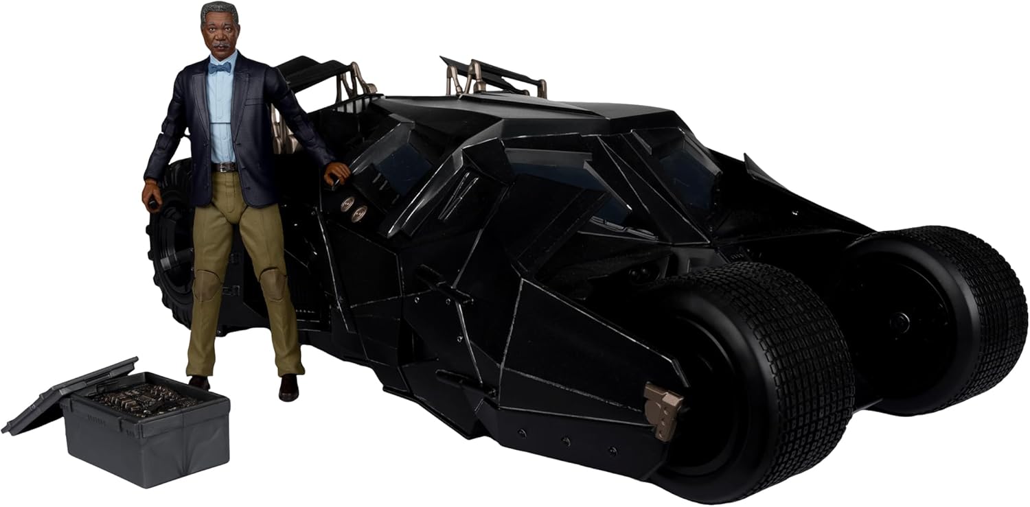 McFarlane DC Multiverse Vehicle Lucius Fox & Tumbler The Dark Knight Action Set Vehicles - Toys - New - CaveGamers
