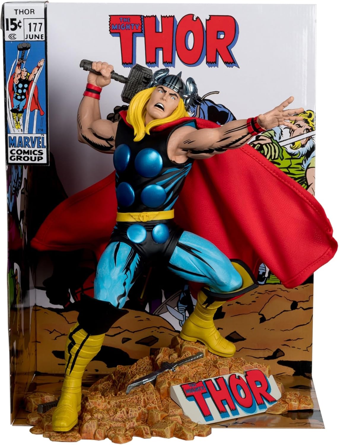 Diorama 1:6 Scale Thor The Mighty Thor Vol.1 #177 Action Figure Action Figures - Toys - New - CaveGamers