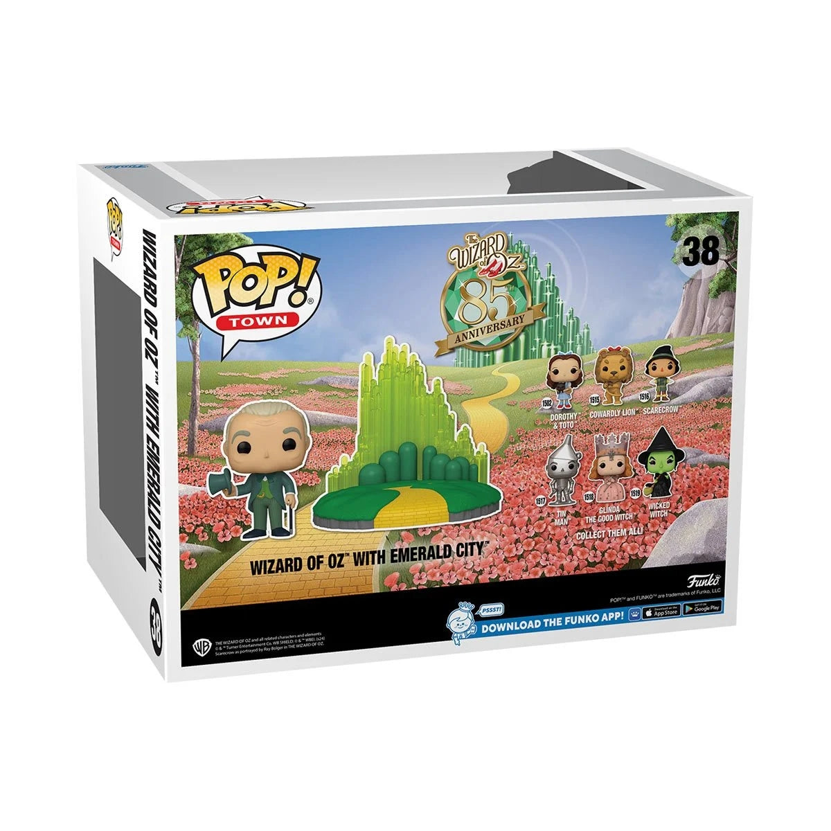 Funko Pop! The Wizard of Oz 85th Anniversary Wizard of Oz with Emerald City - Toys - New - CaveGamers - Image 2
