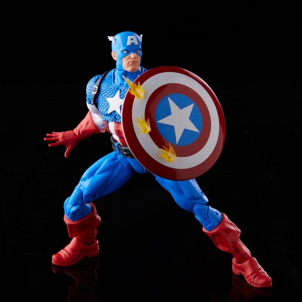 Marvel Legends 20th Anniversary Series 1 Captain America 6" Action Figure Action Figures - Toys - New - CaveGamers - Image 2