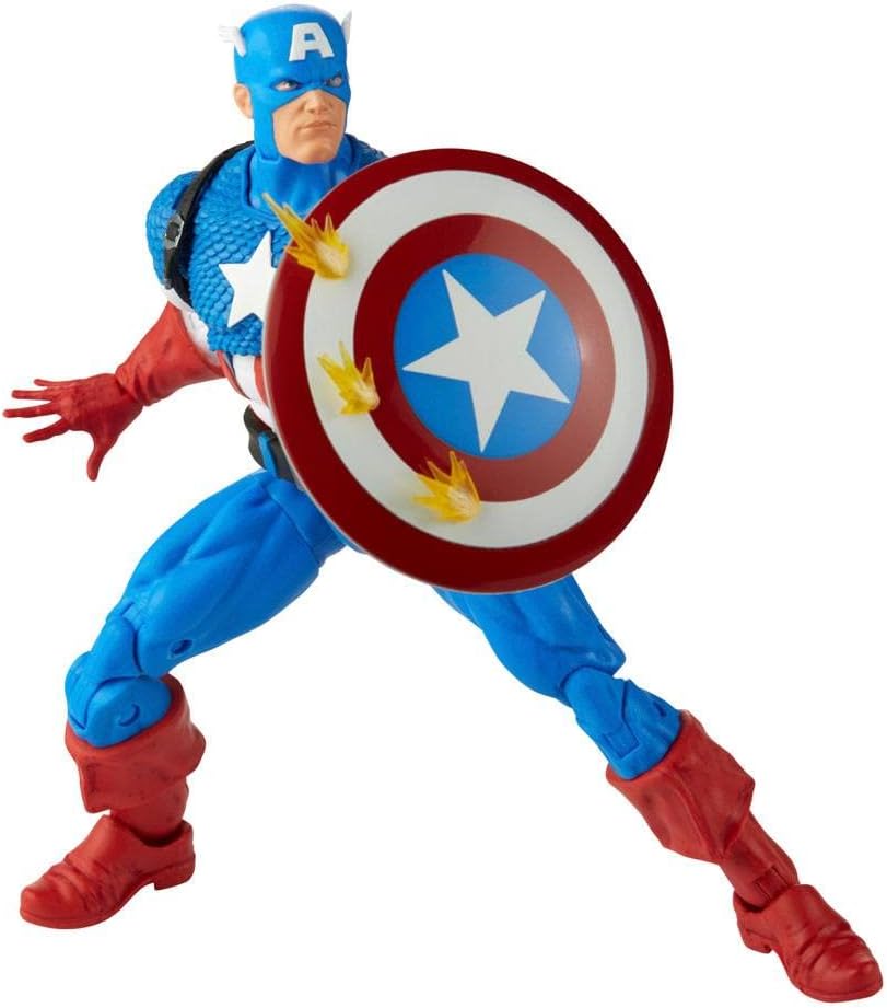 Marvel Legends 20th Anniversary Series 1 Captain America 6" Action Figure Action Figures - Toys - New - CaveGamers - Image 2
