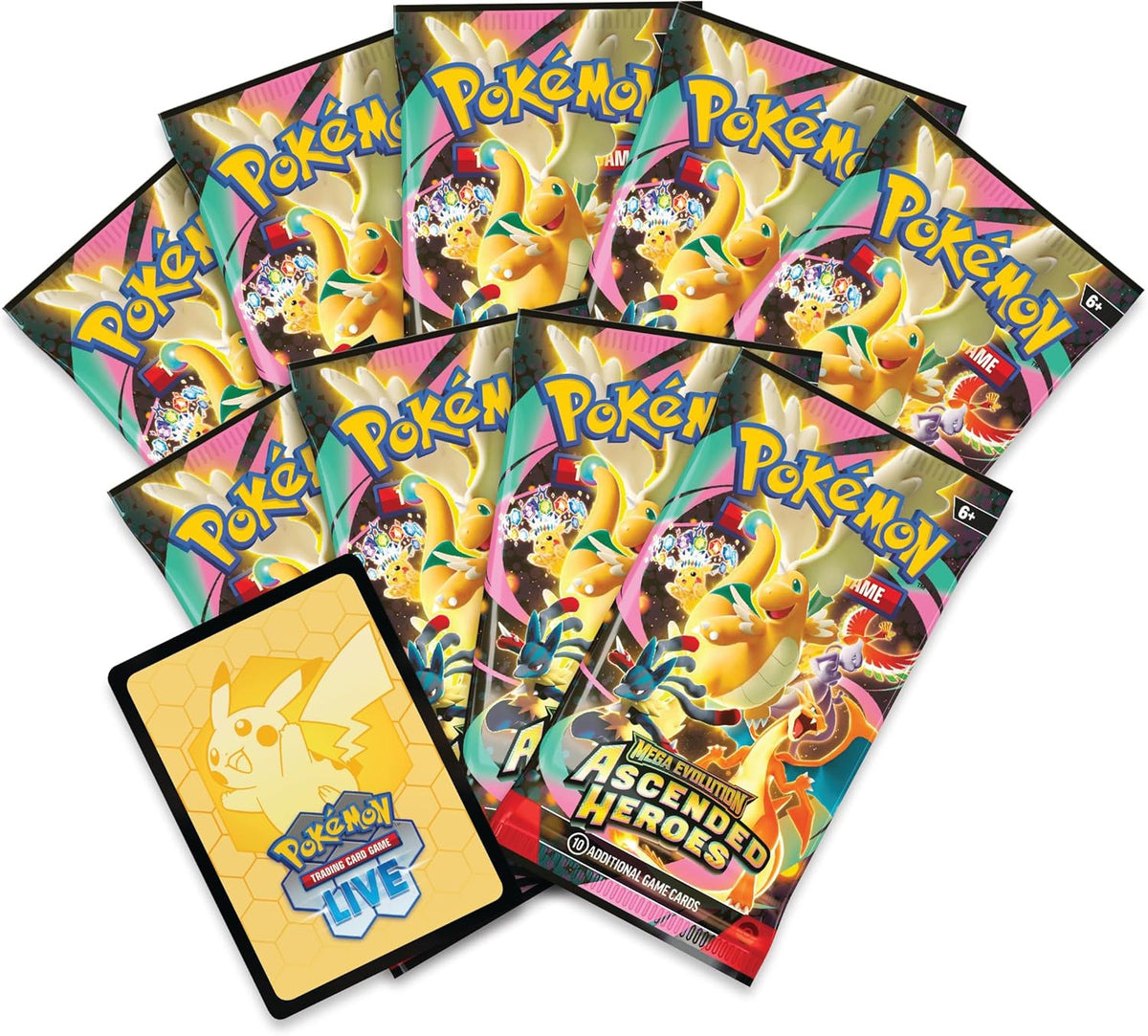 Pokemon TCG: Mega Evolution Ascended Heroes Elite Trainer Box - Trading Card - New - CaveGamers - Image 7
