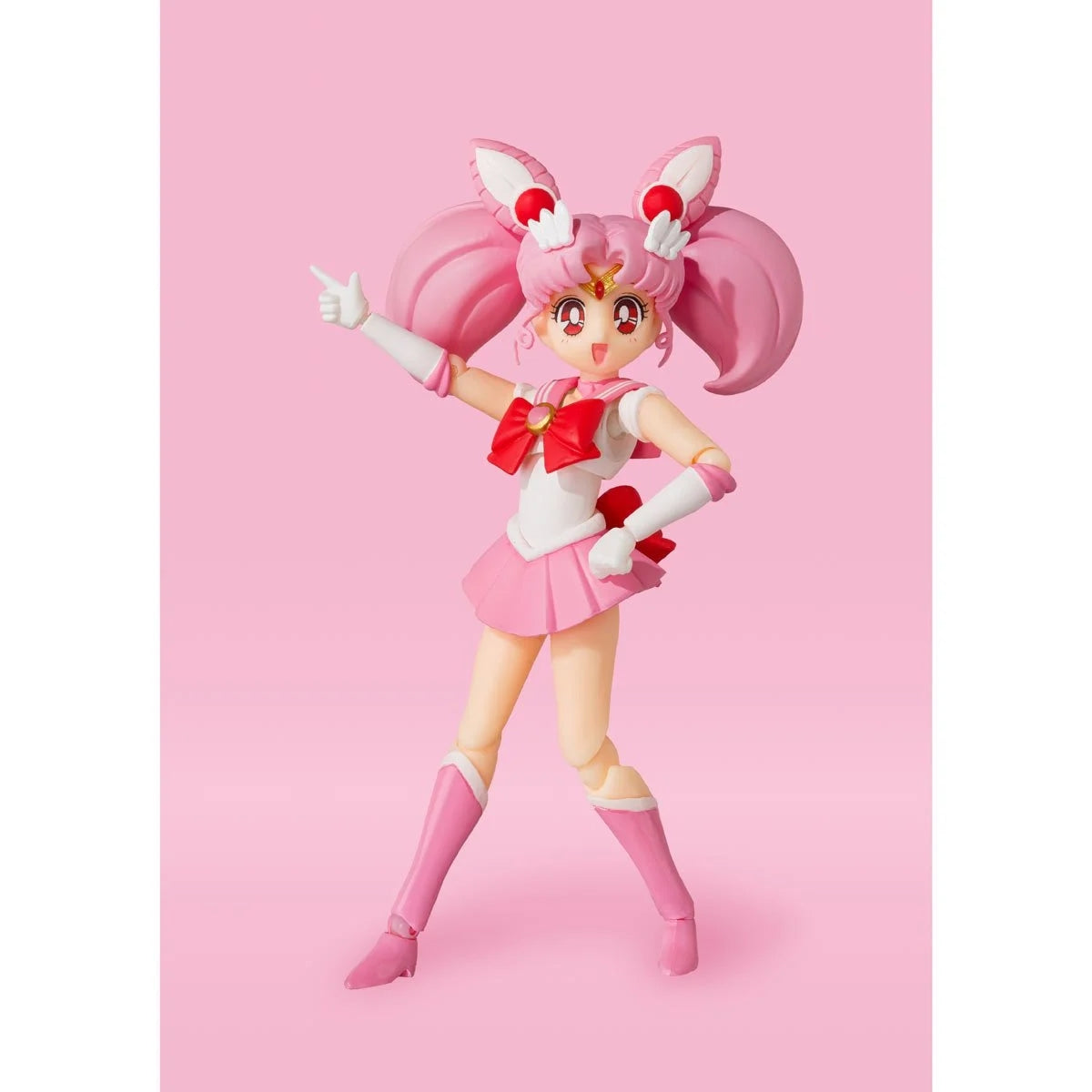S.H.Figuarts Pretty Guardian Sailor Moon Sailor Chibi Moon Animation Color Edition Action Figure Action Figures - Toys - New - CaveGamers - Image 5