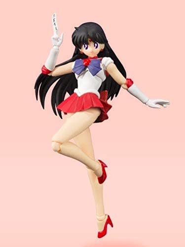 S.H.Figuarts Pretty Guardian Sailor Moon Sailor Mars Animation Color Edition Action Figure Action Figures - Toys - New - CaveGamers - Image 4