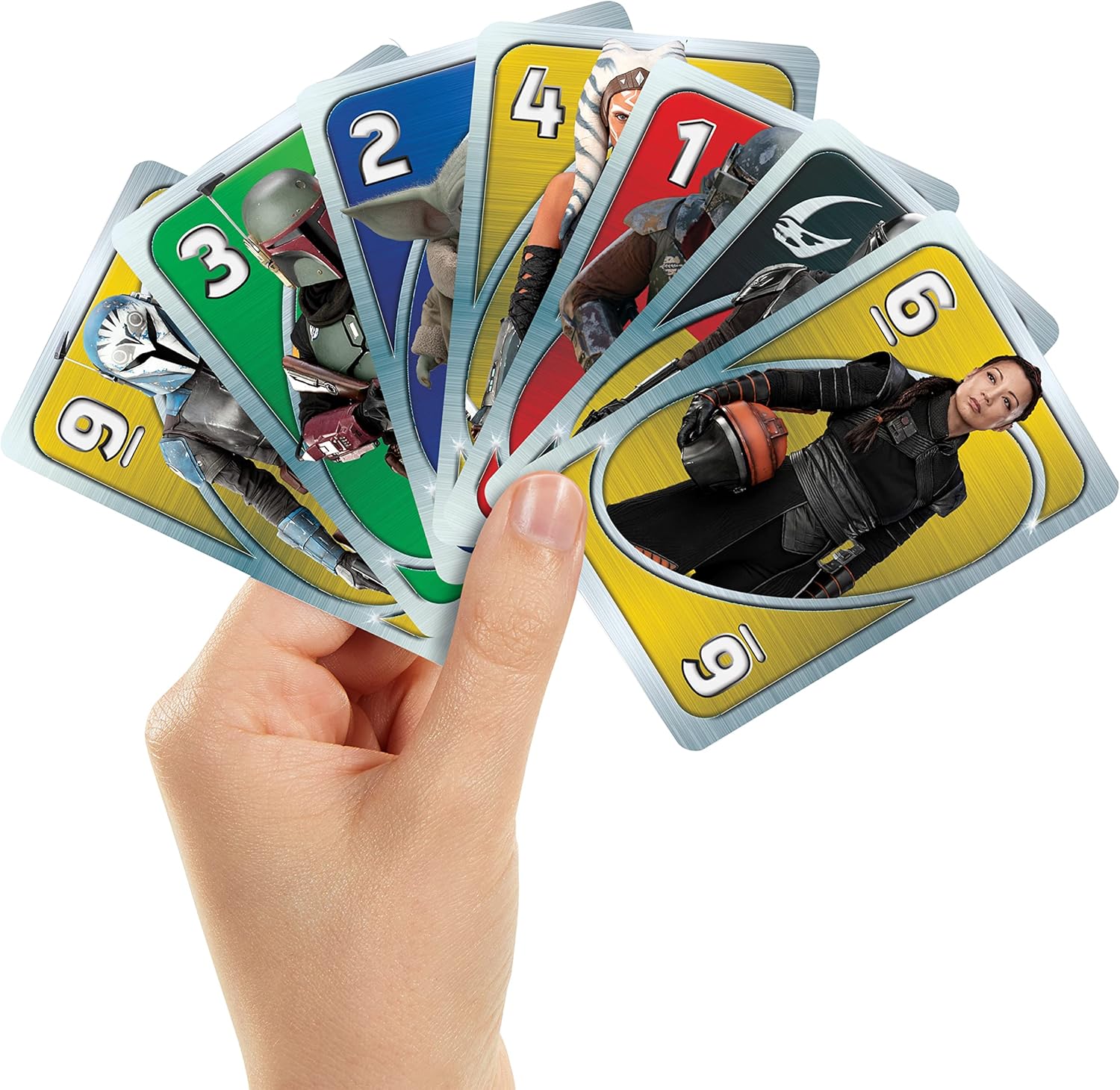 Star Wars: The Mandalorian UNO Card Game - Board Games - New - CaveGamers - Image 2