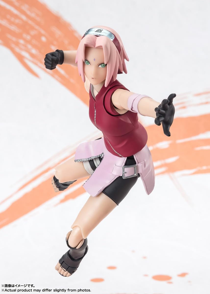 S.H.Figuarts Naruto Sakura Haruno Narutop99 Edition Action Figure Action Figures - Toys - New - CaveGamers - Image 4