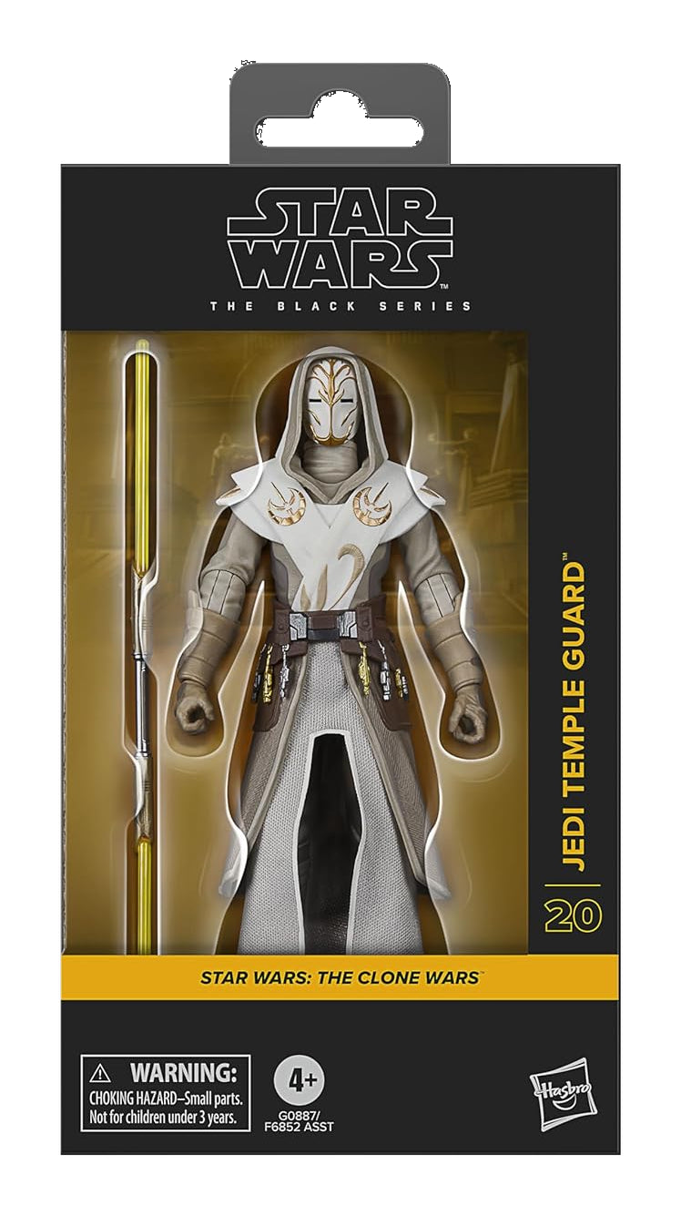 Star Wars: The Black Series - Jedi Temple Guard: The Clone Wars Action Figure Action Figures - Toys - New - CaveGamers
