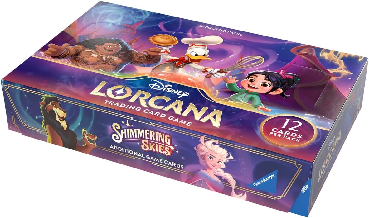 Disney Lorcana TCG: Shimmering Skies Booster Box - Trading Card - New - CaveGamers - Image 2