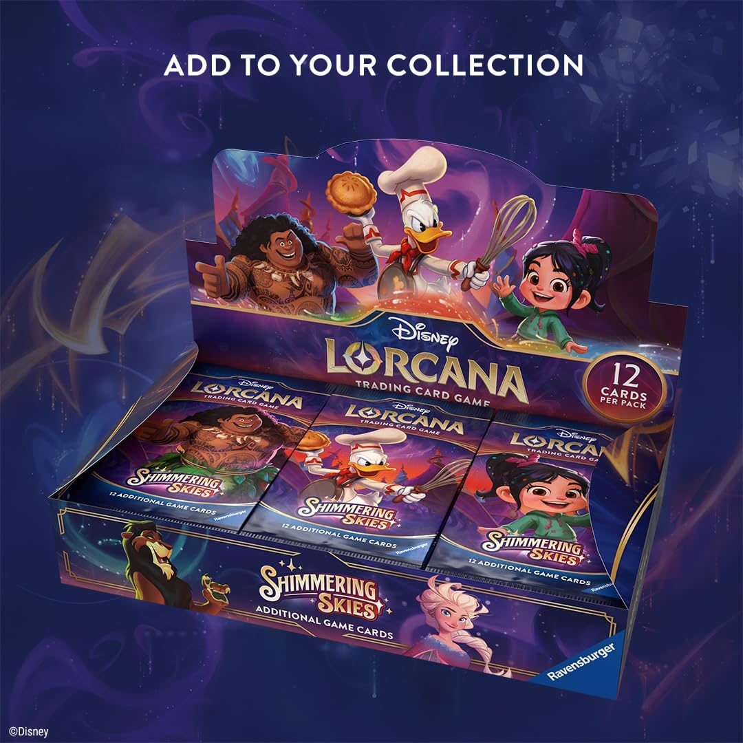 Disney Lorcana TCG: Shimmering Skies Booster Box - Trading Card - New - CaveGamers - Image 3