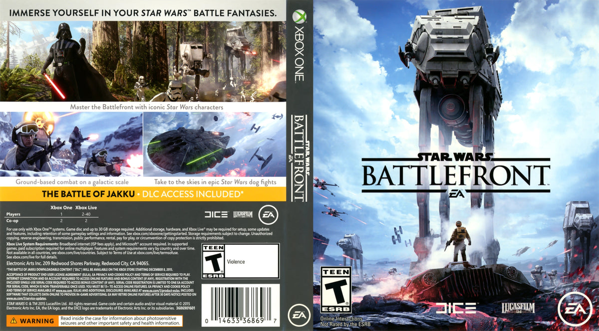 Star Wars: Battlefront Xbox One - Video Game - Used - CaveGamers - Image 4