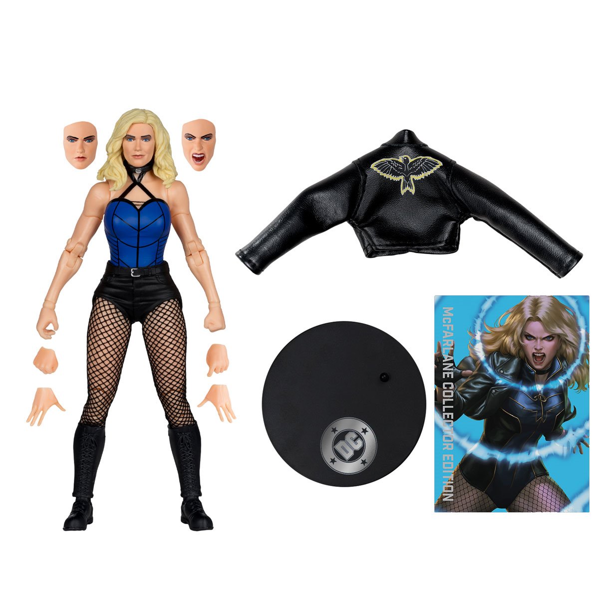 DC Multiverse McFarlane Collector Edition Wave 14 Black Canary DC Rebirth #54 7" Scale Action Figure Action Figures - Toys - New - CaveGamers - Image 3