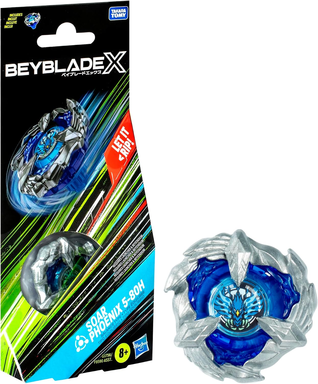 Beyblade X Soar Phoenix 5-80H Booster Pack Set Action Figures - Toys - New - CaveGamers