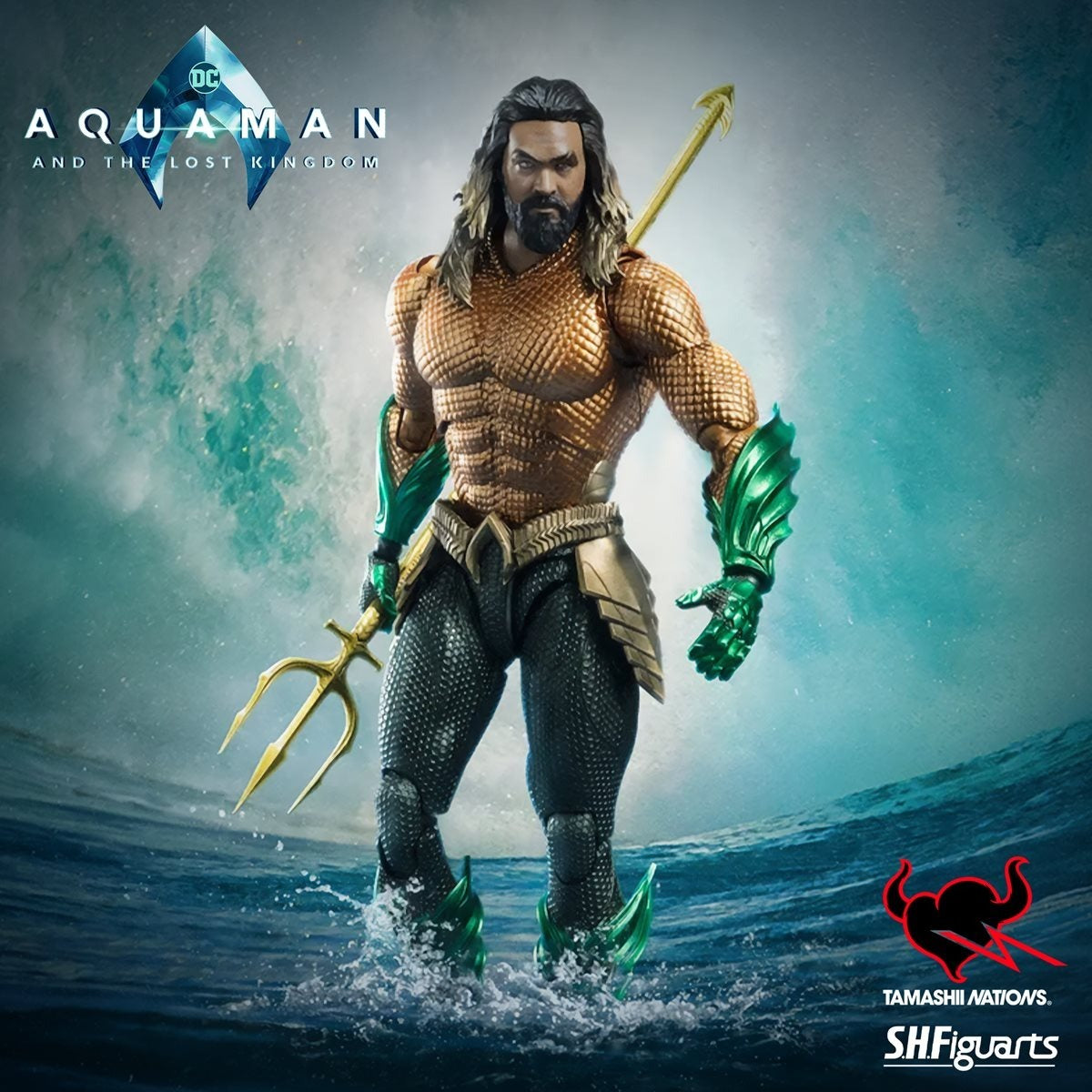Aquaman and the Lost Kingdom Aquaman S.H.Figuarts Action Figure Action Figures - Toys - New - CaveGamers - Image 2