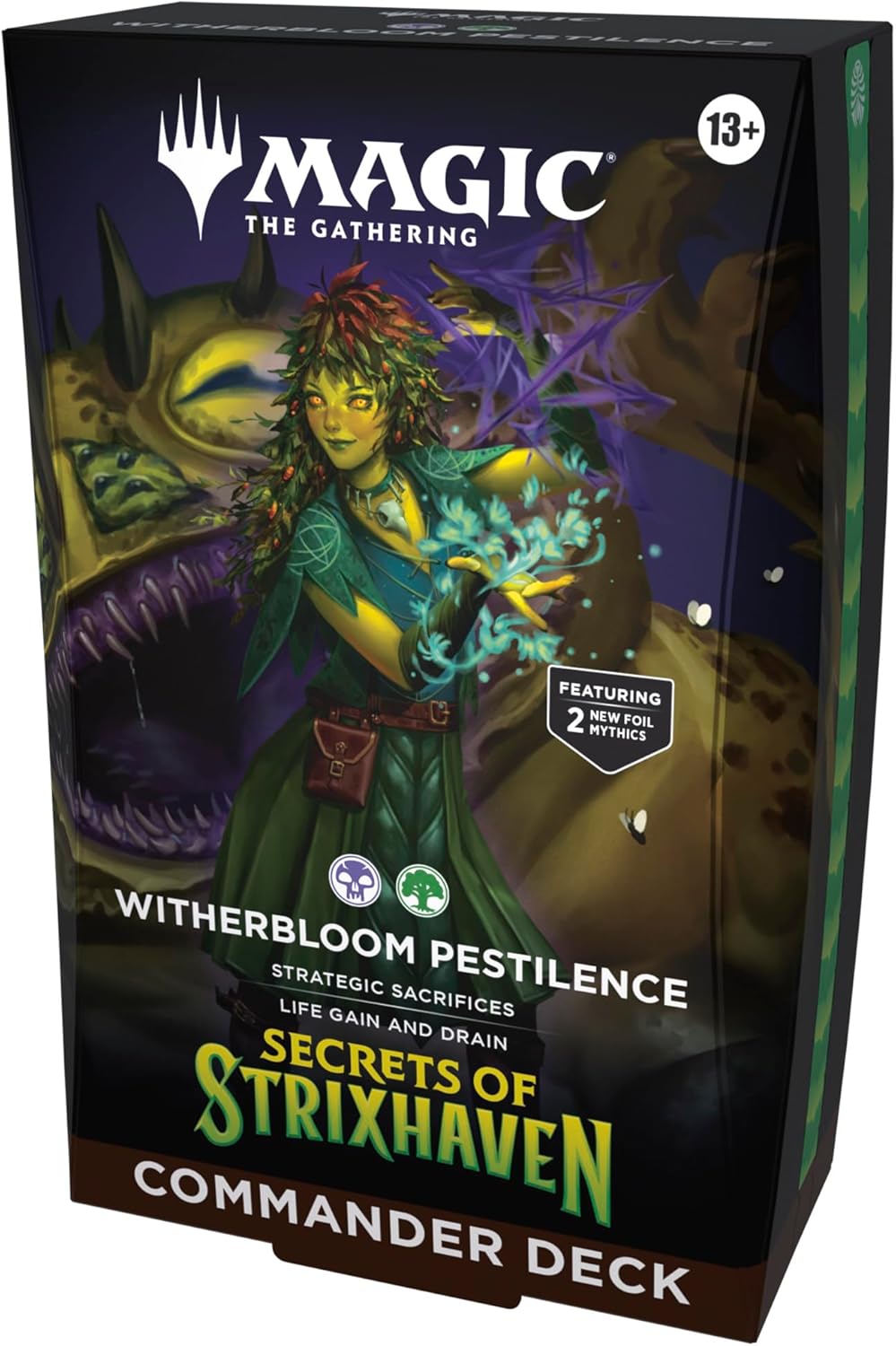 Magic: The Gathering - Witherbloom Pestilience Secrets of Strixhaven Commander Deck - Trading Card - New - CaveGamers