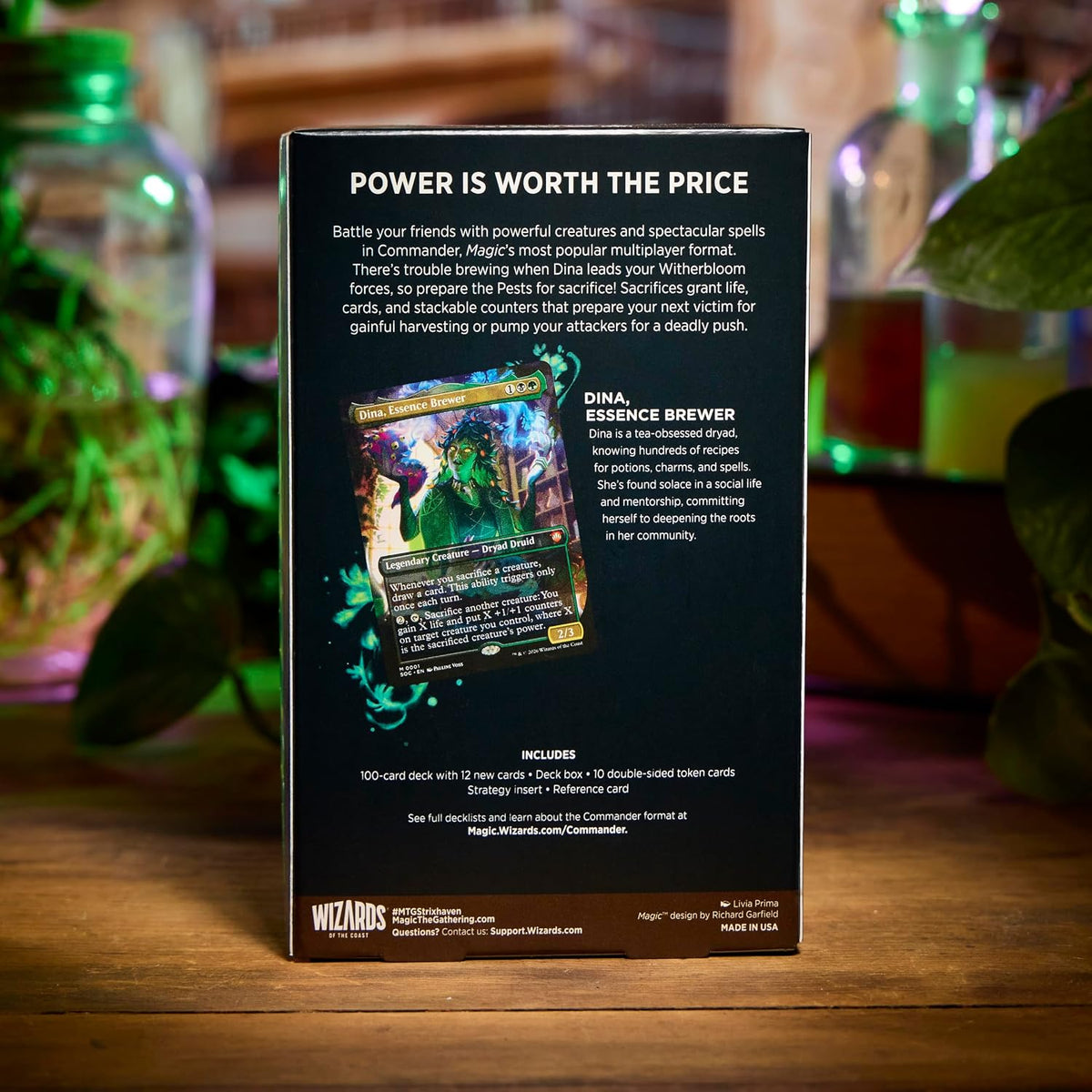 Magic: The Gathering - Witherbloom Pestilience Secrets of Strixhaven Commander Deck - Trading Card - New - CaveGamers - Image 7