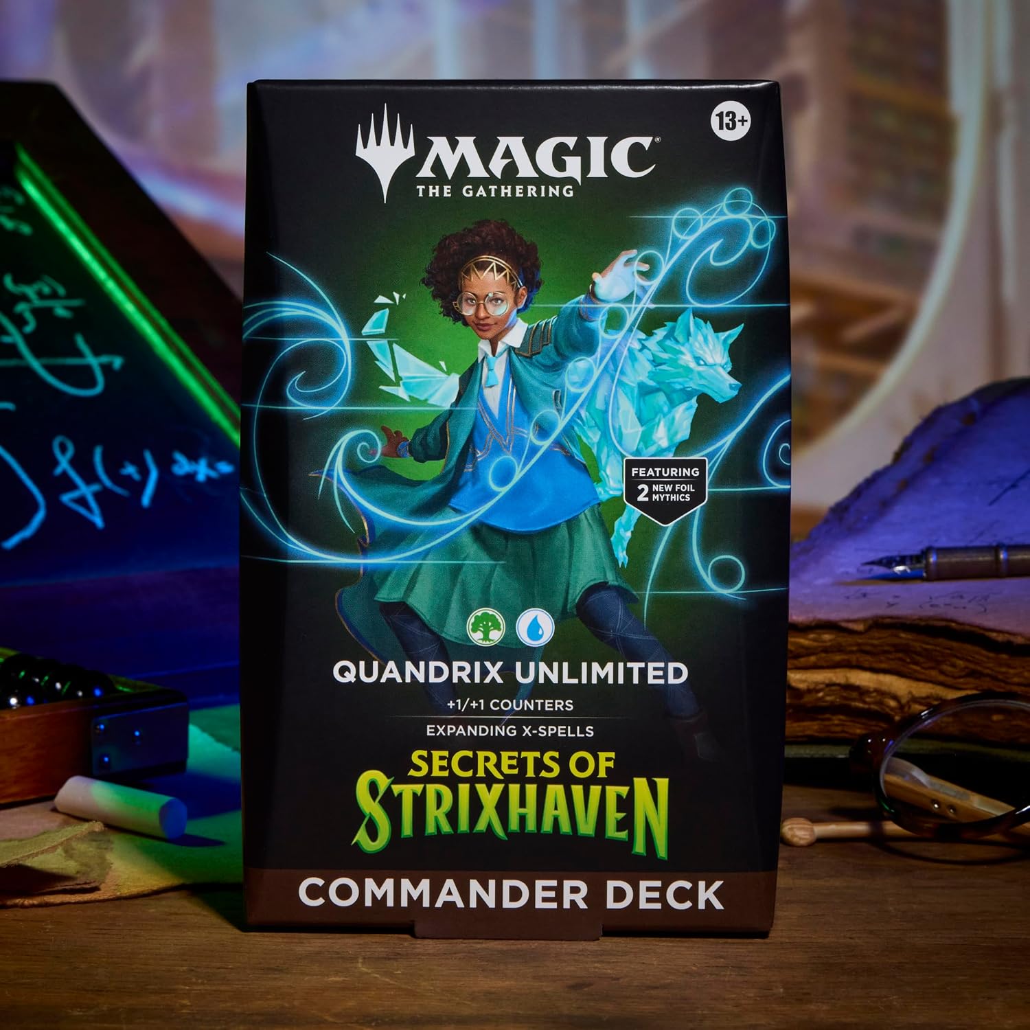 Magic: The Gathering - Quandrix Unlimited Secrets of Strixhaven Commander Deck - Trading Card - New - CaveGamers - Image 2
