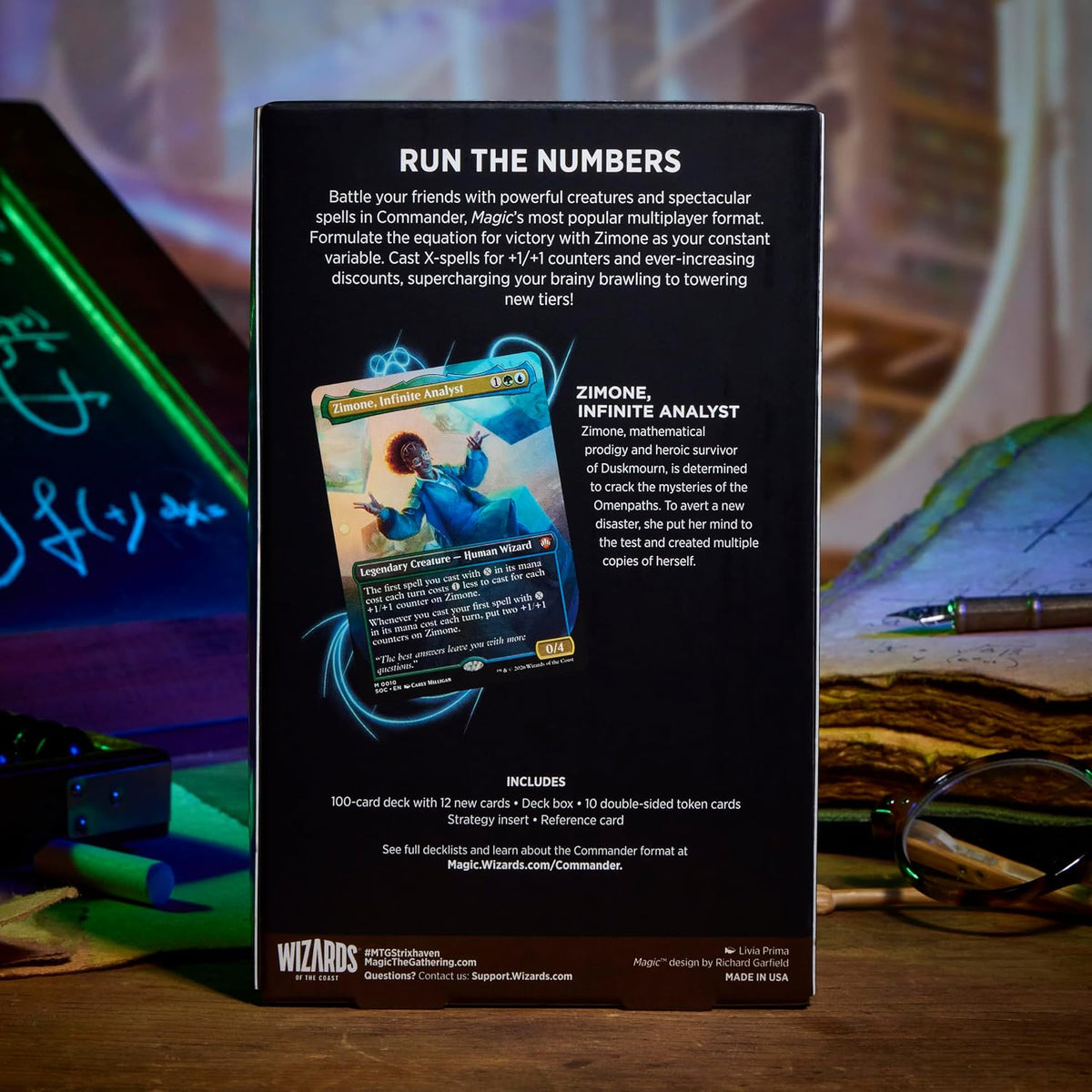 Magic: The Gathering - Quandrix Unlimited Secrets of Strixhaven Commander Deck - Trading Card - New - CaveGamers - Image 7
