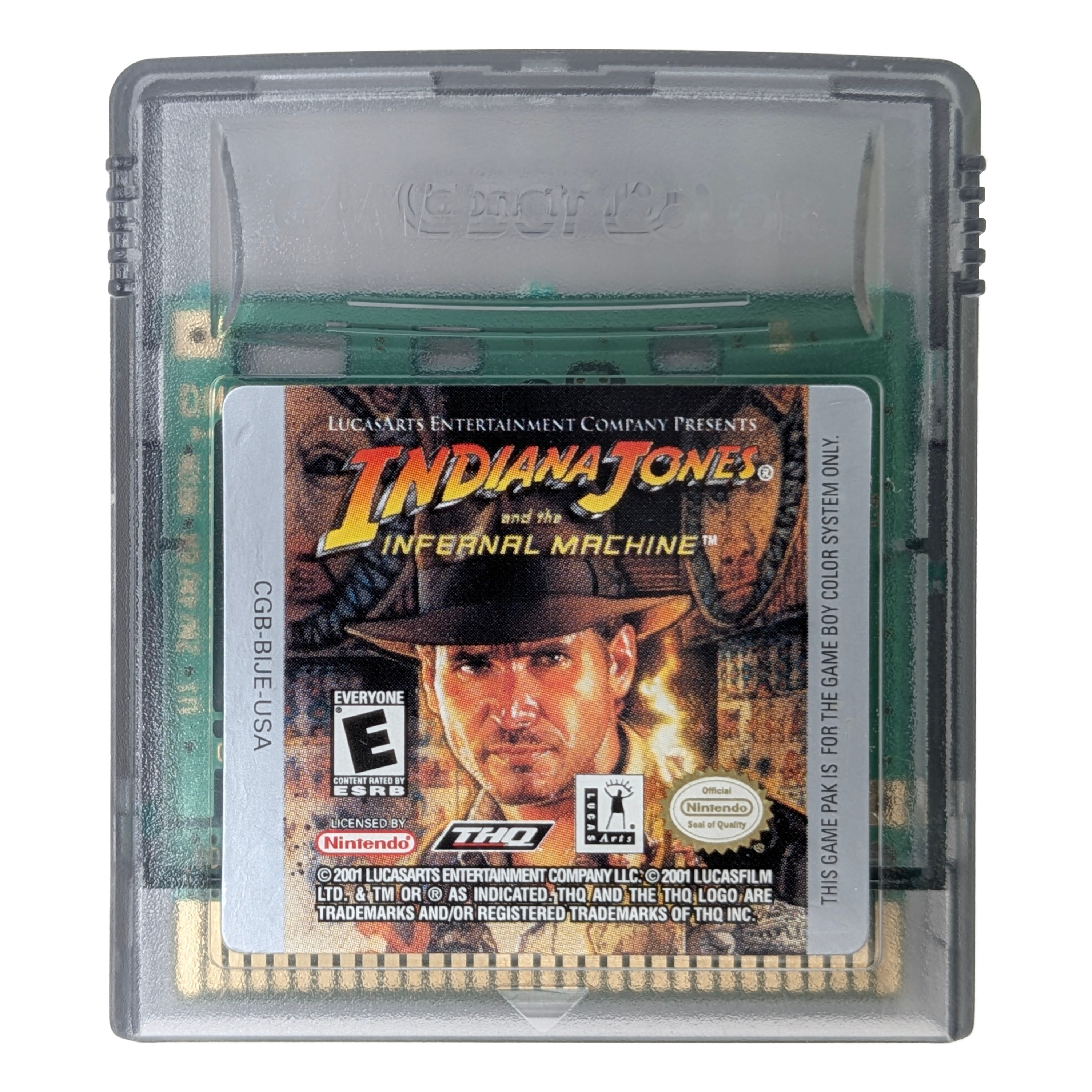 Indiana Jones and the Infernal Machine Game Boy Color - Video Game - Used - CaveGamers - Image 3