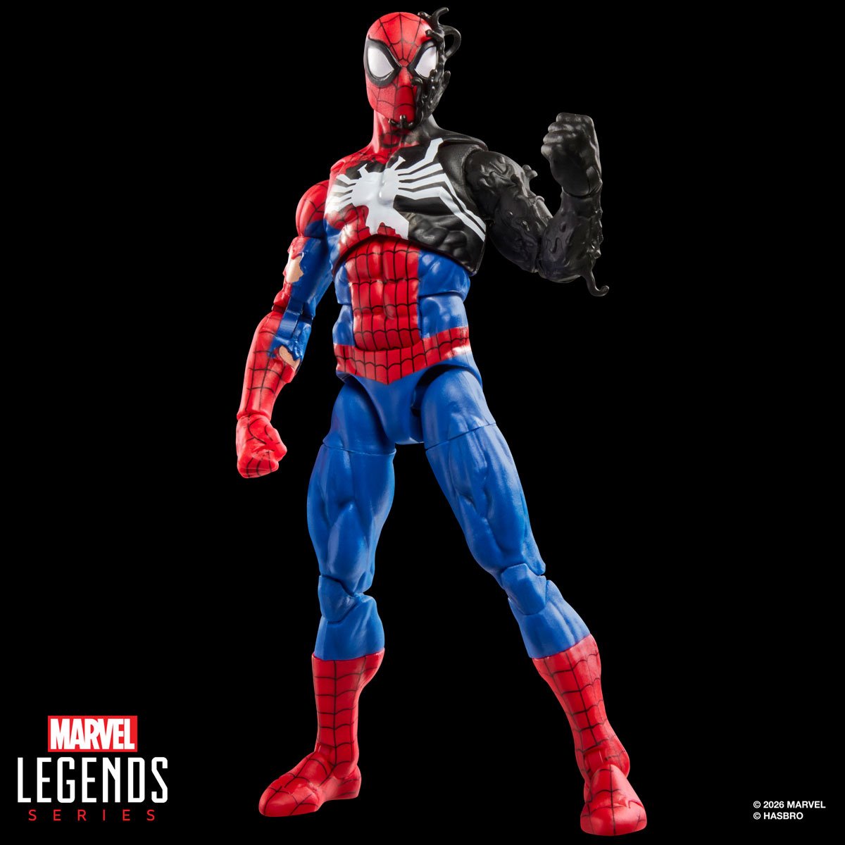Secret Wars Marvel Legends Series Spider-Man (Alien Costume) 6" Action Figure Action Figures - Toys - New - CaveGamers - Image 4