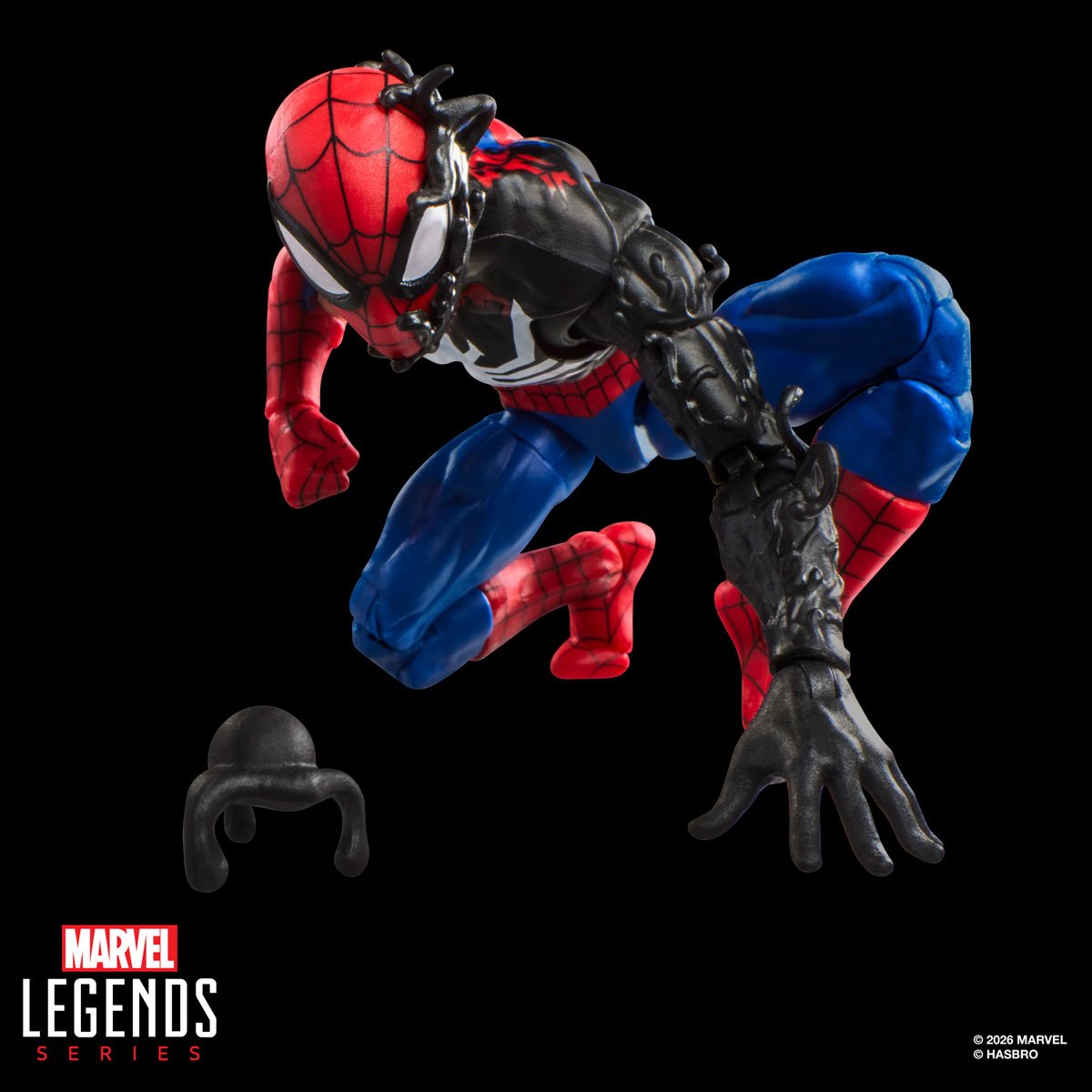 Secret Wars Marvel Legends Series Spider-Man (Alien Costume) 6" Action Figure Action Figures - Toys - New - CaveGamers - Image 5