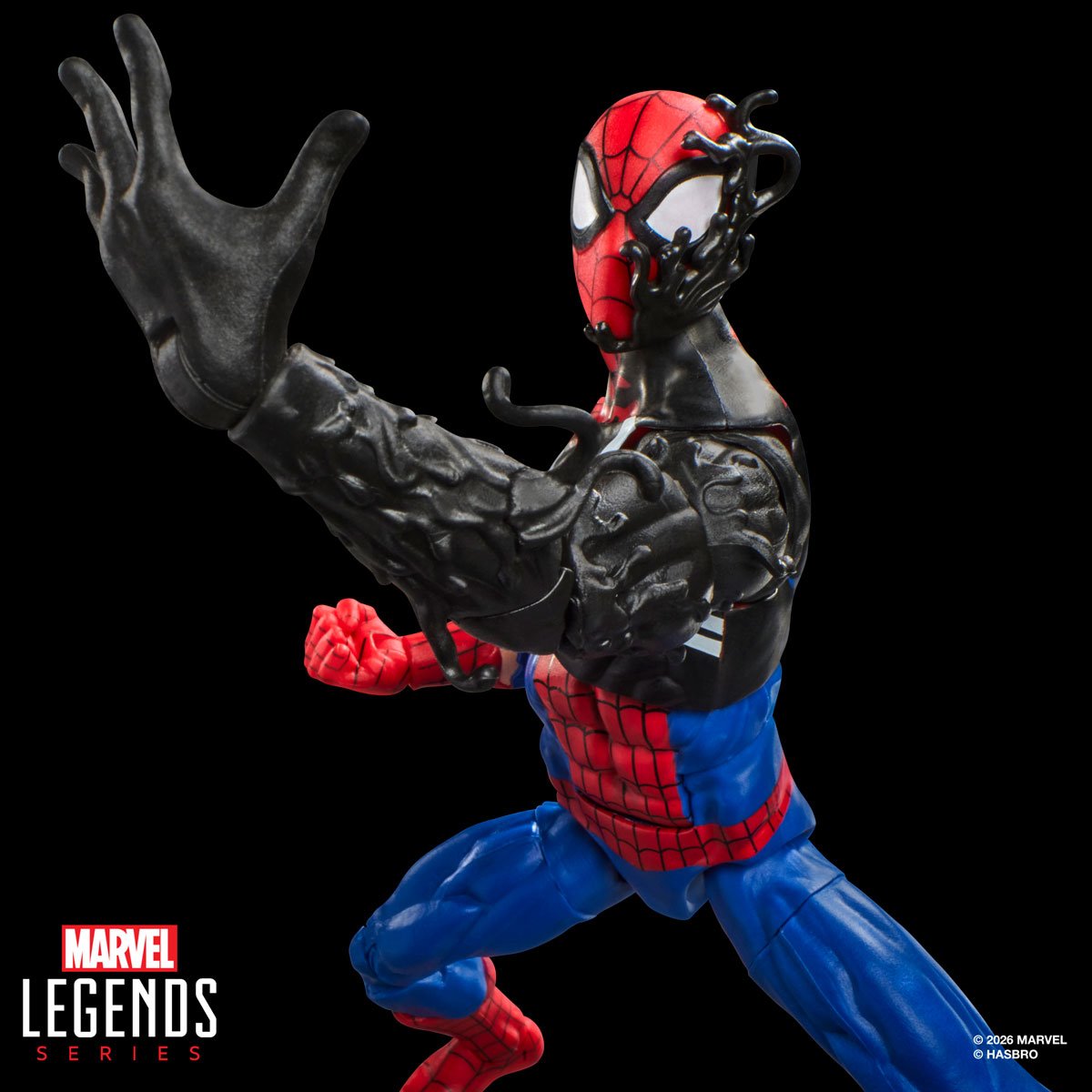 Secret Wars Marvel Legends Series Spider-Man (Alien Costume) 6" Action Figure Action Figures - Toys - New - CaveGamers - Image 6