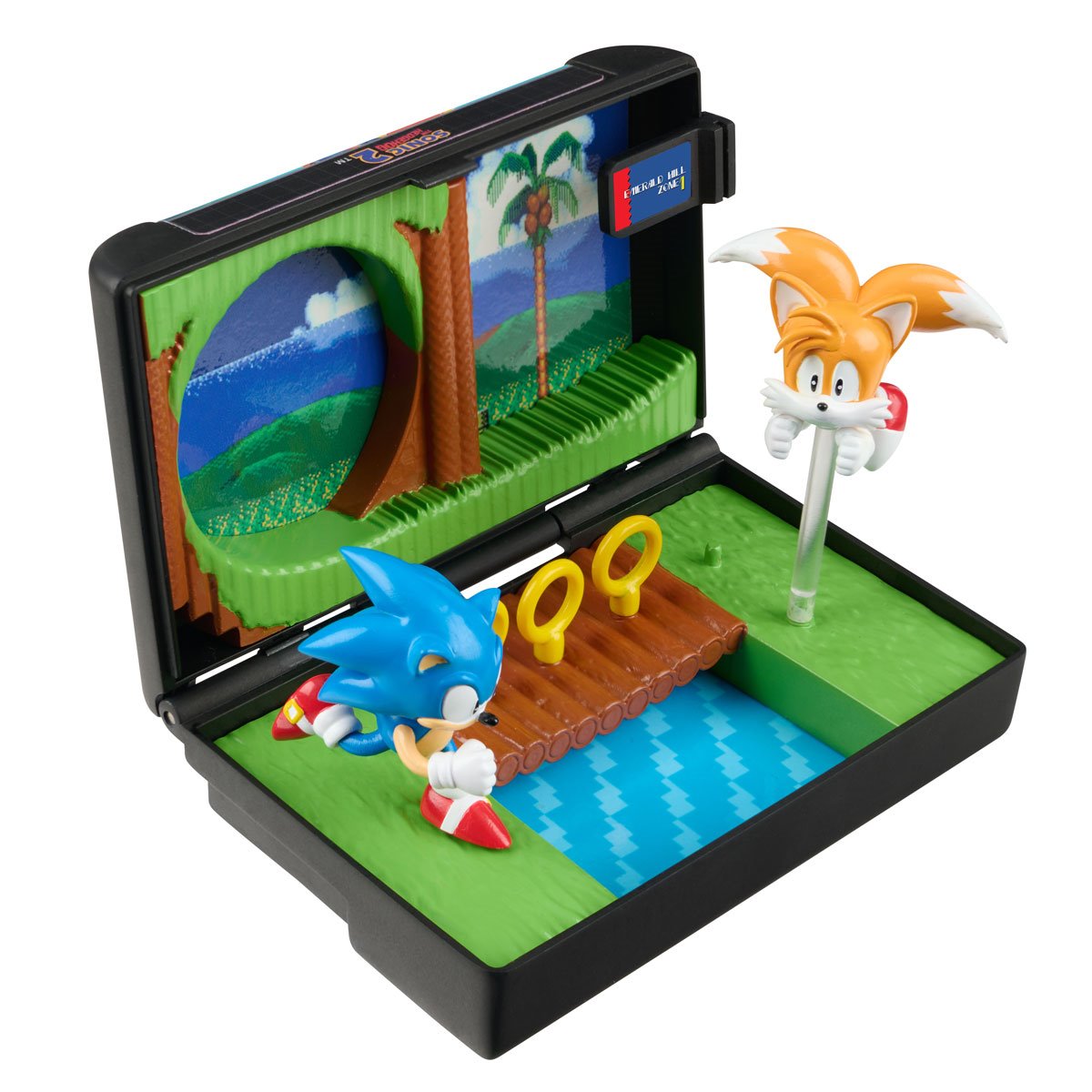 Console Heroes Sega Genesis Sonic the Hedgehog 2 Cartridge Diorama Playset Action Figures - Toys - New - CaveGamers - Image 4