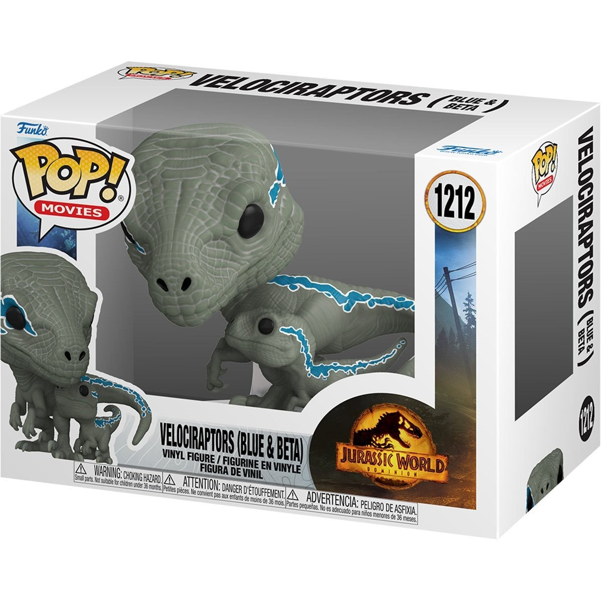 Funko Pop! Jurassic World: Dominion Blue and Beta Vinyl Figure - Toys - New - CaveGamers