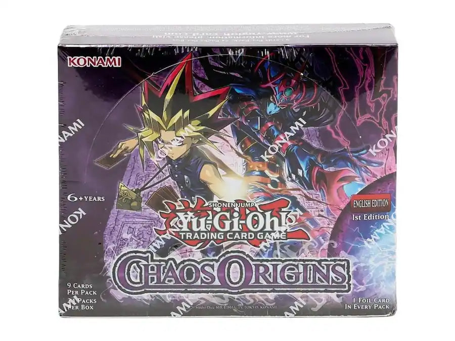 Yu-Gi-Oh! TCG: Chaos Origins Booster Box 1st Edition 24 Packs - Trading Card - New - CaveGamers - Image 3