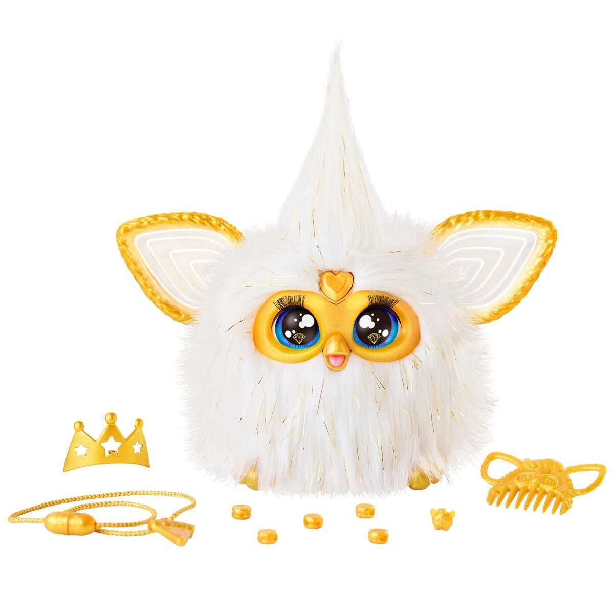 Furby Gold Glam Interactive Plush Toy Electronic Toys - Toys - New - CaveGamers