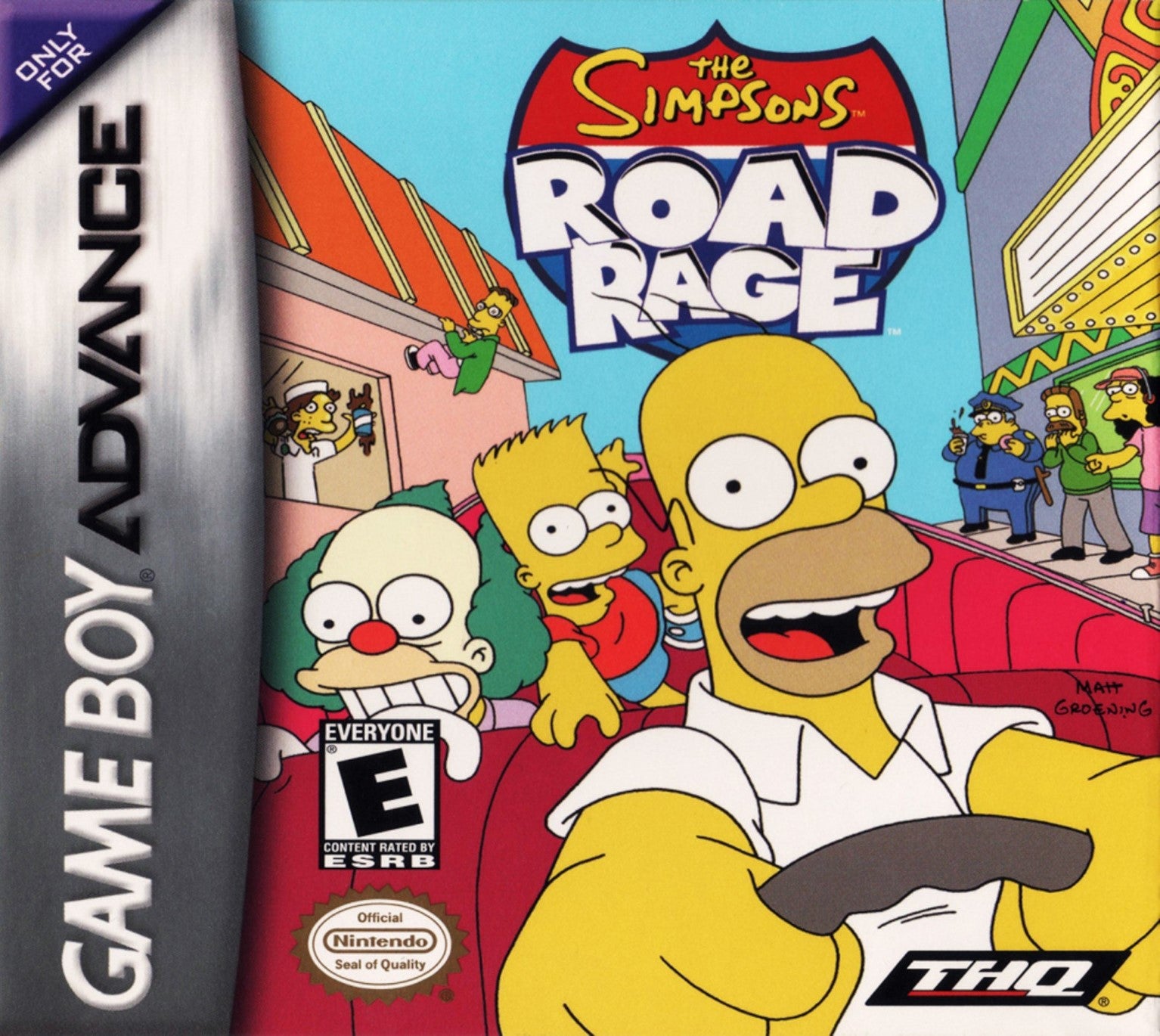 The Simpsons Road Rage Game Boy Advance - Video Game - Used - CaveGamers