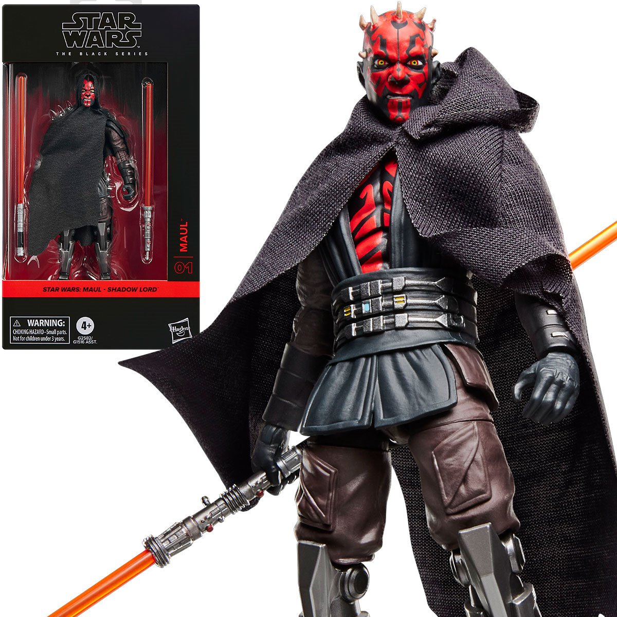 Star Wars: The Black Series Maul 6" Action Figure Action Figures - Toys - New - CaveGamers