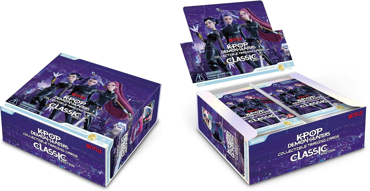 KPop Demon Hunters Classic Edition Series 1 Collectible Trading Card Display of 20 Packs Trading Cards - Trading Card - New - CaveGamers