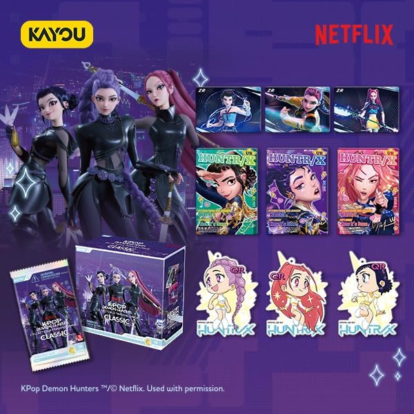 KPop Demon Hunters Classic Edition Series 1 Collectible Trading Card Display of 20 Packs Trading Cards - Trading Card - New - CaveGamers - Image 5